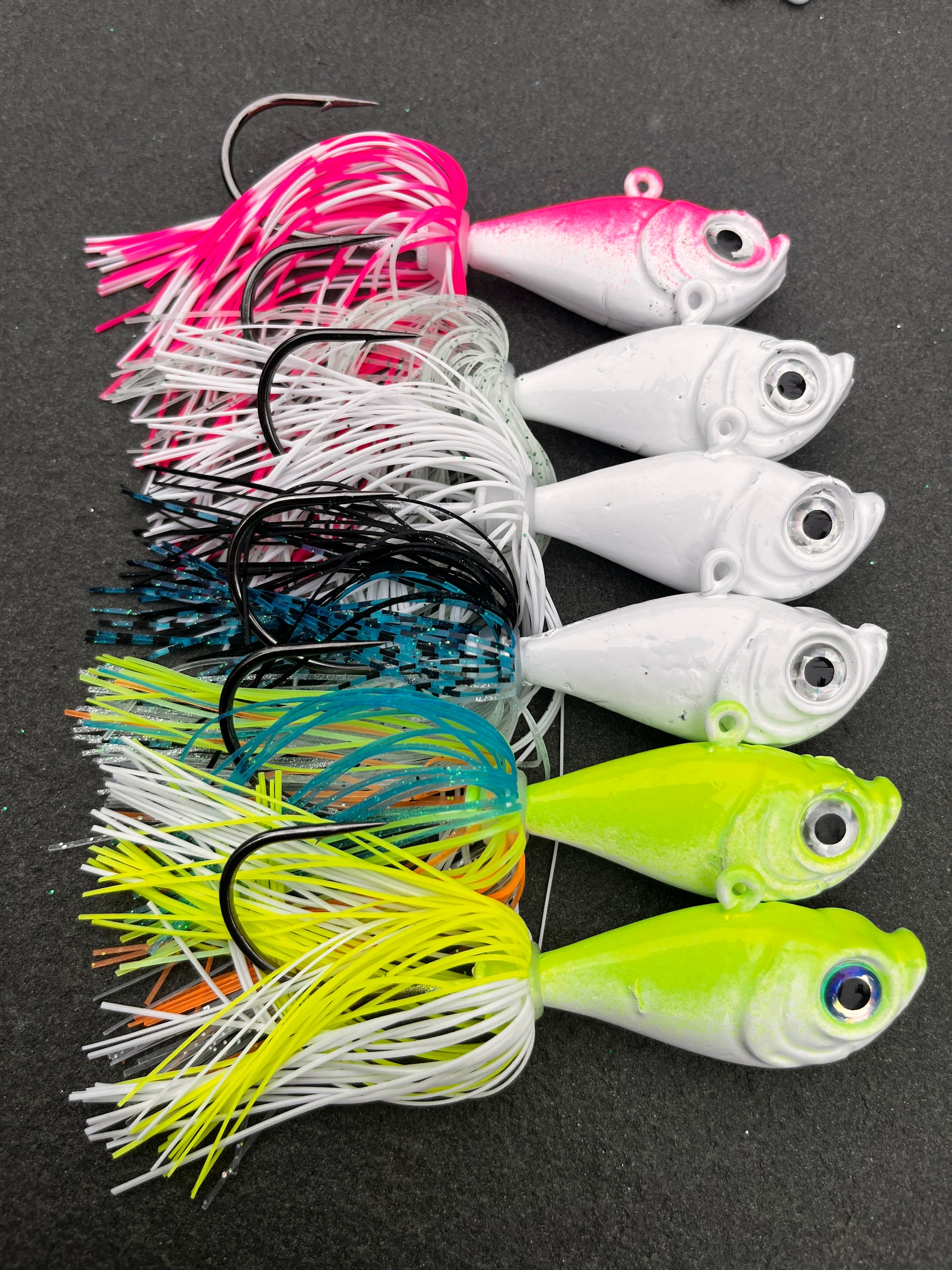  10 Ultra Minnow Jig Heads Striped Bass Fluke Redfish Ultra  Lure - White/Pink (1oz) : Sports & Outdoors